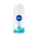 Desodorante Antitranspirante Feminino Nivea Active Dry Fresh Roll-On Com 50Ml