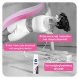 Desodorante Antitranspirante Feminino Nivea Invisible For Black & White Clear, Aerossol, 1 Unidade Com 150Ml