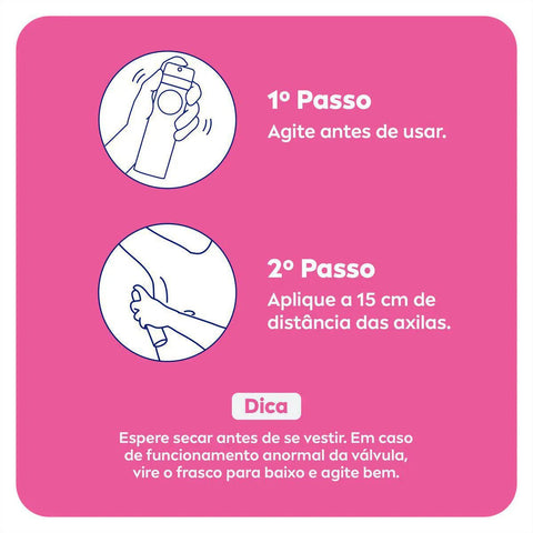 Desodorante Antitranspirante Feminino Nivea Invisible For Black & White Clear, Aerossol, 1 Unidade Com 150Ml