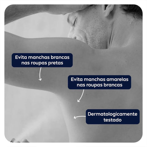 Desodorante Antitranspirante Masculino Nivea Men Invisible For Black & White Aerossol, 1 Unidade Com 200Ml
