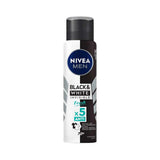 Desodorante Antitranspirante Masculino Nivea Men Invisible For Black & White Fresh Aerossol, 1 Unidade Com 150Ml