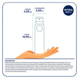 Desodorante Antitranspirante Masculino Nivea Men Invisible For Black & White Fresh Aerossol, 1 Unidade Com 150Ml