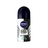 Desodorante Antitranspirante Masculino Nivea Men Invisible For Black & White Fresh Roll-On, 1 Unidade Com 50Ml