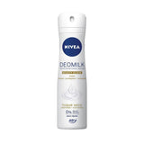 Desodorante Antitranspirante Nivea Deomilk Beauty Elixir Toque Seco Aerossol, 1 Unidade Com 150Ml
