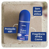 Desodorante Antitranspirante Nivea Protect & Care Roll-On, 1 Unidade Com 50Ml