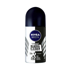 Desodorante Antitranspirante Roll On Nivea Invisible for Black & White 50ml