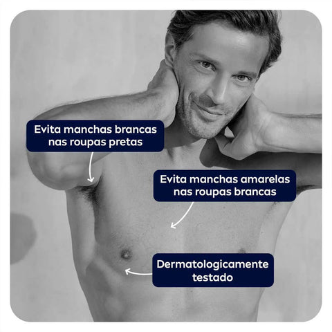 Desodorante Antitranspirante Roll On Nivea Invisible for Black & White 50ml
