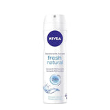 Desodorante Feminino Nivea Fresh Natural Aerossol, 1 Unidade Com 150Ml