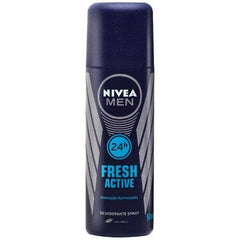 Desodorante Masculino Nivea For Men Fresh Active Spray, 1 Unidade Com 90Ml