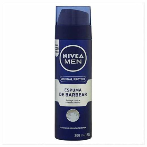 Espuma Para Barbear Nivea Men Original Protect 200Ml