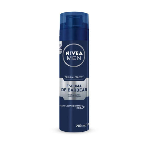 Espuma Para Barbear Nivea Men Original Protect 200Ml