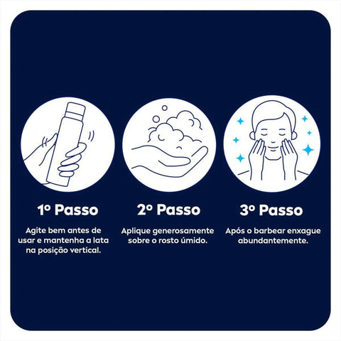 Espuma Para Barbear Nivea Men Original Protect 200Ml
