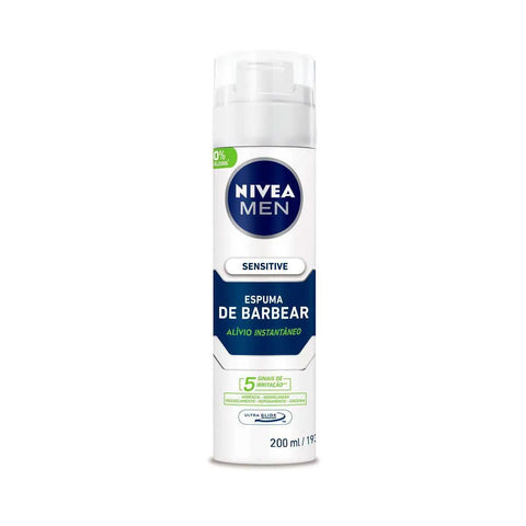 Espuma Para Barbear Nivea Men Sensitive 200Ml