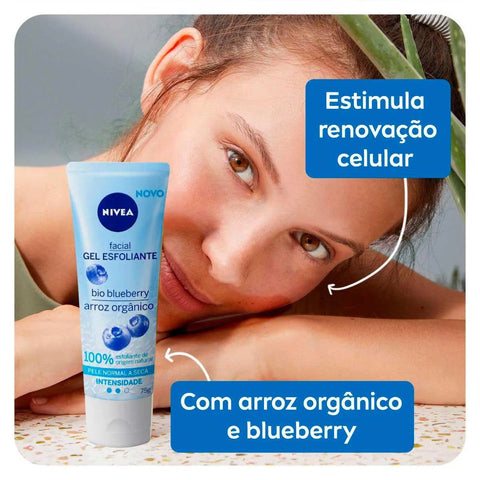 Gel Nivea Facial Esfoliante 75 Ml