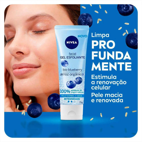 Gel Nivea Facial Esfoliante 75 Ml