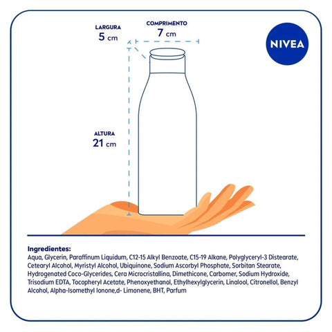 Hidratante Corporal Firmador Nivea Q10 + Vitamina C Pele Seca À Extrasseca 1 Unidade Com 400Ml