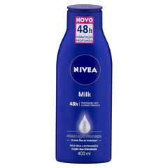Hidratante Corporal Nivea Milk Hidratação Profunda Loção, 1 Unidade Com 400Ml