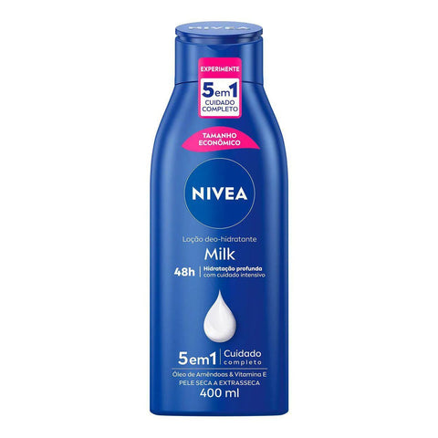 Hidratante Corporal Nivea Milk Hidratação Profunda Loção, 1 Unidade Com 400Ml