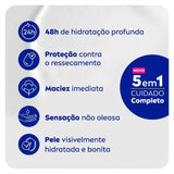 Hidratante Corporal Nivea Milk Hidratação Profunda Loção, 1 Unidade Com 400Ml