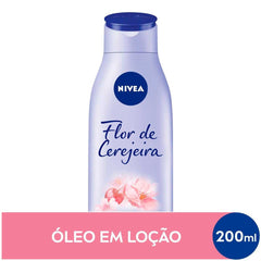 Hidratante Corporal Nivea Óleos Essenciais Flor de Cerejeira e Óleo de Jojoba Com 200Ml