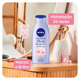 Hidratante Corporal Nivea Óleos Essenciais Flor de Cerejeira e Óleo de Jojoba Com 400Ml