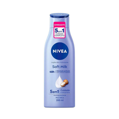 Hidratante Corporal Nivea Soft Milk Loção Com 200Ml