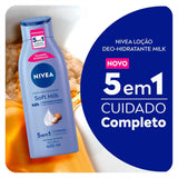 Hidratante Corporal Nivea Soft Milk Loção Com 400Ml