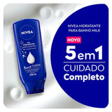 Hidratante de Banho Nivea Milk 250Ml