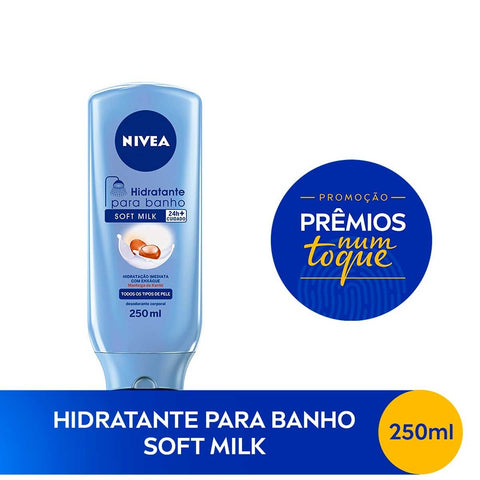 Hidratante de Banho Nivea Soft Milk 250Ml