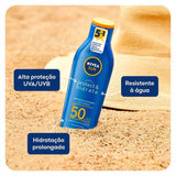 Kit Nivea Sun Protetor Solar Protect&Hidrata + Protetor Solar Kids Sensitive  FPS 50 - 200 mL + 100 mL