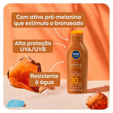 Kit Protetor Solar Nivea Sun Protect & Bronze  FPS 30 - 200 mL + 100 mL