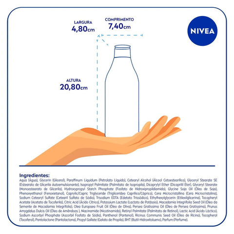 Loção Nivea Radiante Pel Negr 400 Ml