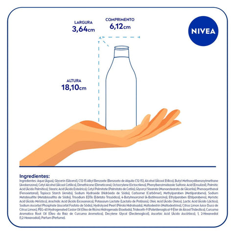 Loção Nivea Uniforme Pel Negr 200 Ml