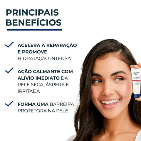 Pomada Reparadora Intensiva Eucerin Aquaphor 9G, 2 Unidades