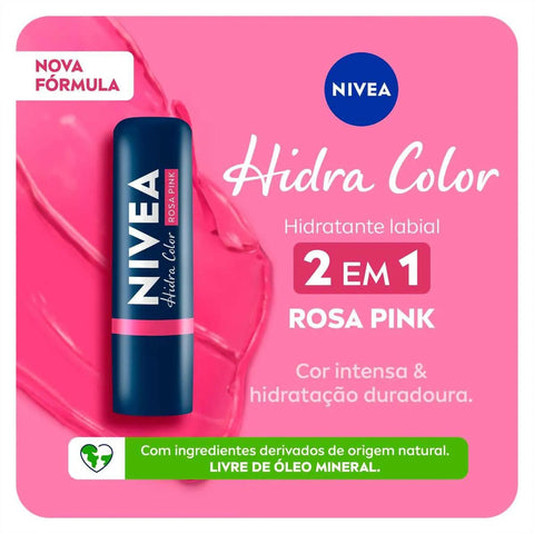Protetor Labial Color Rosa Pink 4,8G