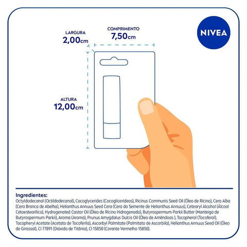 Protetor Labial Color Rosa Pink 4,8G