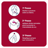 Protetor Labial Color Vermelho 4,8G