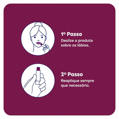 Protetor Labial Nivea Amora Shine Com Cor 4,8G