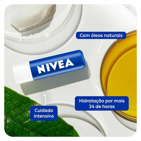 Protetor Labial Nivea Essential Care 4,8G