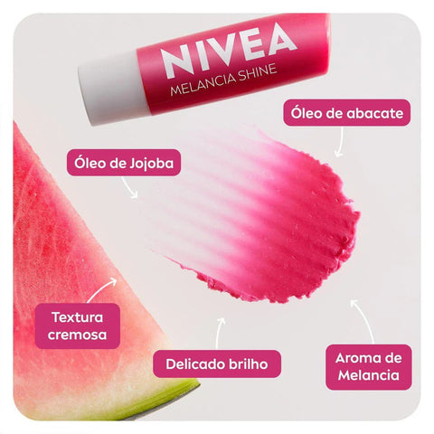 Protetor Labial Nivea Melancia 4,8G