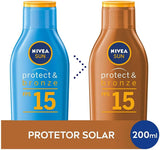 Protetor Solar Corporal Nivea Sun Protect & Bronze  FPS 15 - 200 mL