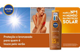 Protetor Solar Corporal Nivea Sun Protect & Bronze  FPS 15 - 200 mL