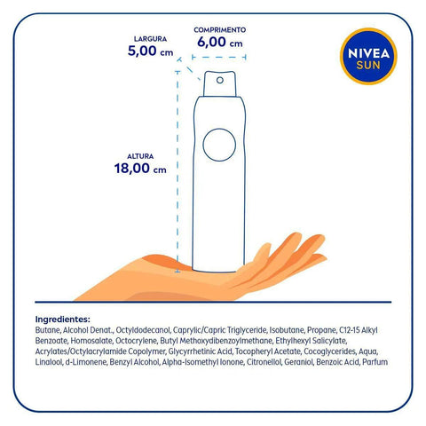 Protetor Solar Corporal Nivea Sun Protect & Bronze  FPS 30 - 200 mL (A1)