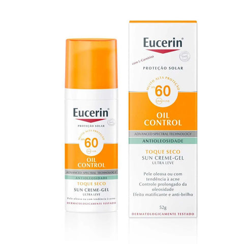 Protetor Solar Facial Eucerin Oil Control  FPS 60 - 52 g