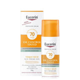 Protetor Solar Facial Eucerin Oil Control Tinted  FPS 70 - 50 g