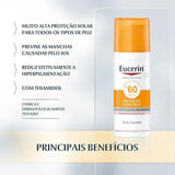 Protetor Solar Facial Eucerin Pigment Control  Tinted Médio - FPS 60 - 50 ml