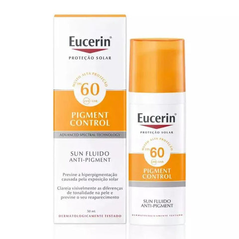 Protetor Solar Facial Eucerin Pigment Control  Tinted Médio - FPS 60 - 50 ml