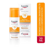 Protetor Solar Facial Eucerin Pigment Control Tinted  Médio - FPS 70 - 50 mL