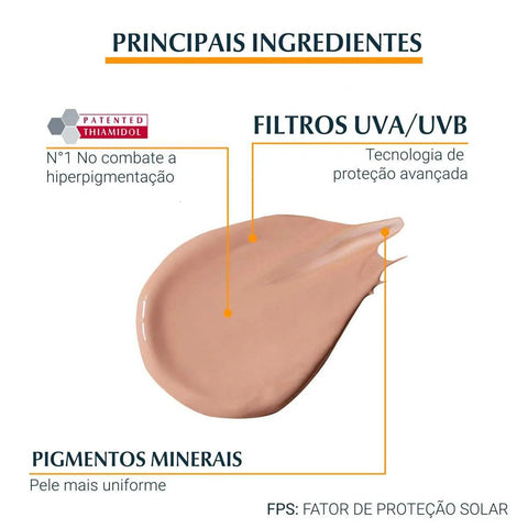 Protetor Solar Facial Eucerin Pigment Control Tinted  Médio - FPS 70 - 50 mL
