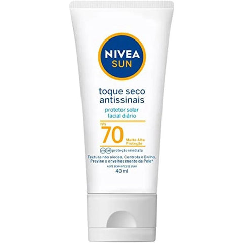 Protetor Solar Facial Nivea  FPS 70 - 40 mL